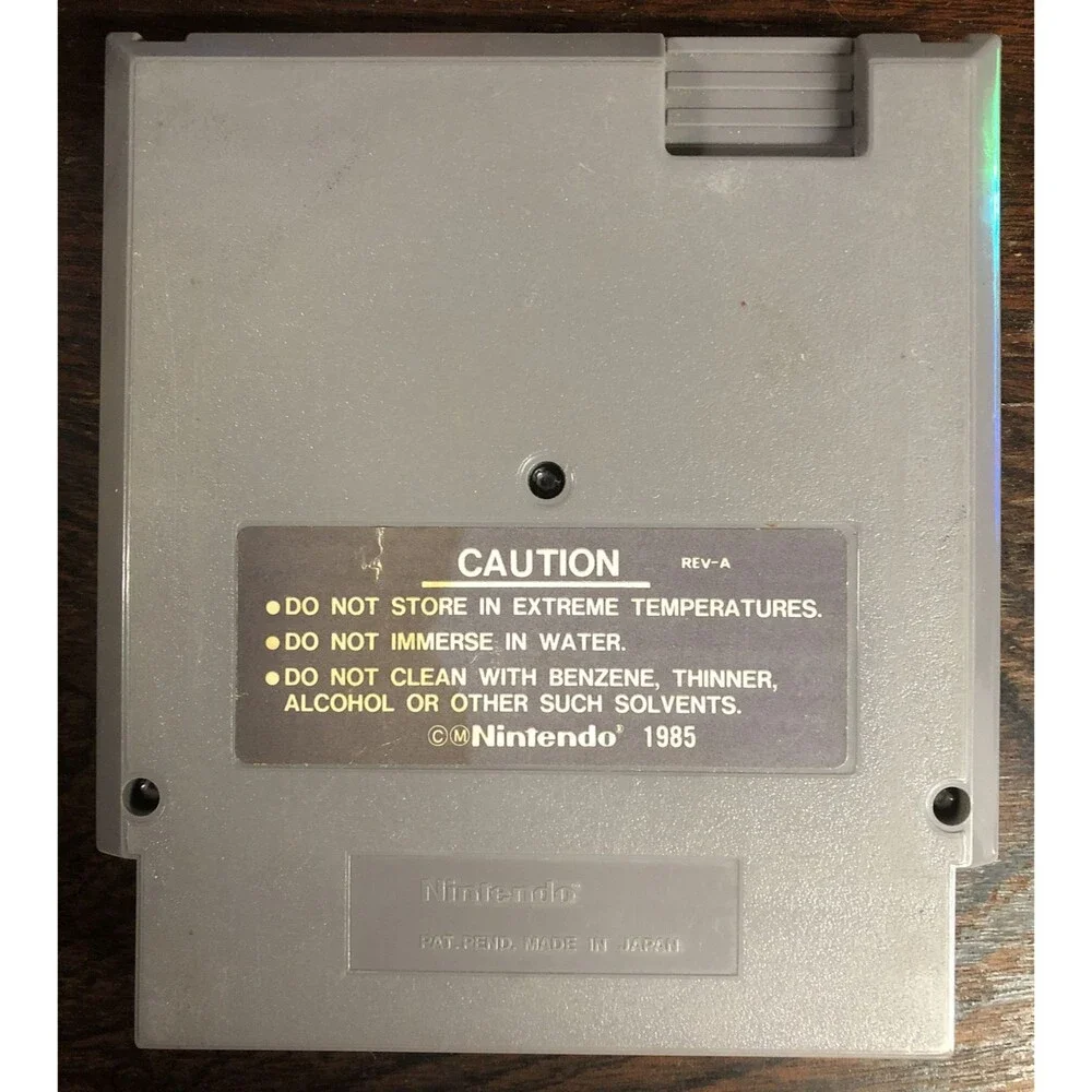 Tecmo World Wrestling Nintendo NES Authentic Game Cartridge Loose Tested